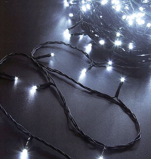 100 LED JOULUKUUSEN VALOJÄRJESTÖ joulukuuselle JOULUKUUSI ULKO-/SISÄLLÄ