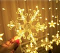 Miniatyrbillede 3 af 11: Garland CURTAIN LED juletræslys hængende stjerner istapper vindue STAR