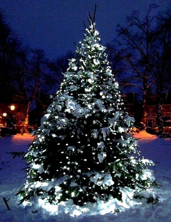 300 LED-juletræslys FLASH-snor til juletræ JULETRÆBLITS UDEN/INDVENDIG
