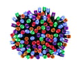 Miniatyrbillede 11 af 11: 200 LED-juletræslys FLASH-snor til juletræ JULETRÆBLITS UDEN/INDVENDIG