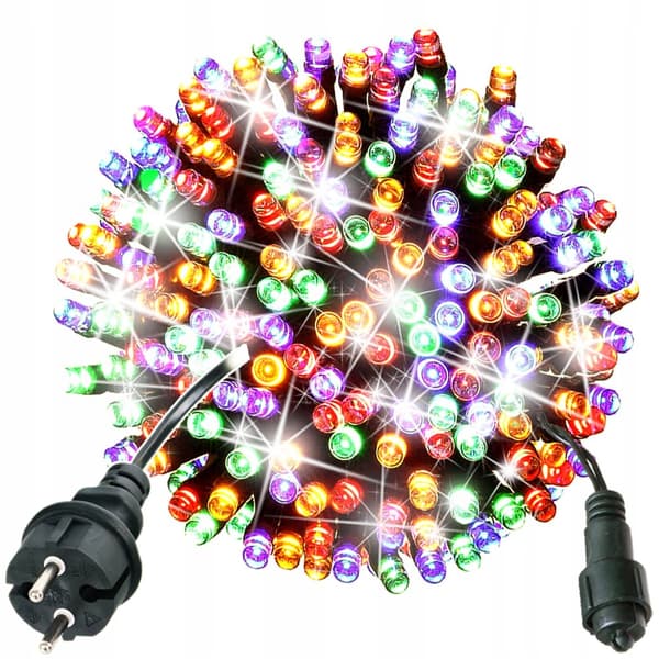 200 LED-juletræslys FLASH-snor til juletræ JULETRÆBLITS UDEN/INDVENDIG