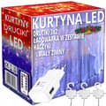 Miniatyrbillede 9 af 10: Garland CURTAIN LED juletræslys hængende istapper vinduesledninger oplader