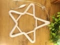 Pikkukuva 6 / 7: NEON LED STAR 30 cm KAKSIPUOLINEN ikkuna Joulukuusen valot pysyvä valo