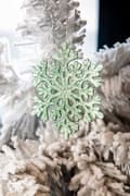 Miniatyrbild 3 av 4: Julgranshänge glitter 11 cm