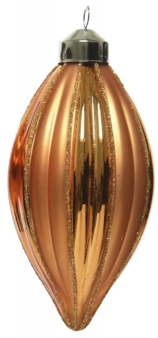 Julgranskula, glas, mix, 8 cm, 1 st.