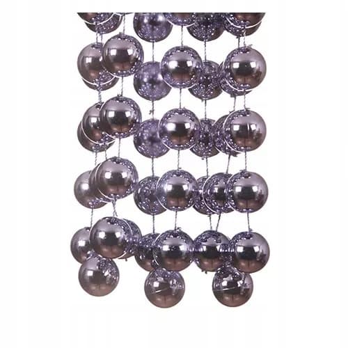 Joulukuusenhelmet violetit joulukoristeet 2,7 m
