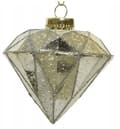 Miniatyrbild 1 av 3: Julgranshänge guld diamant 10,5 cm