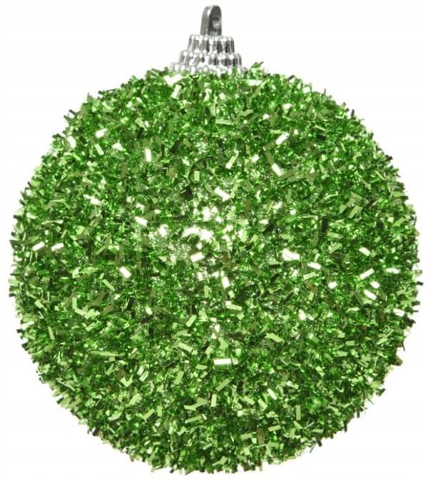 Särkymätön joulukuusenpallo, vihreä, 8 cm