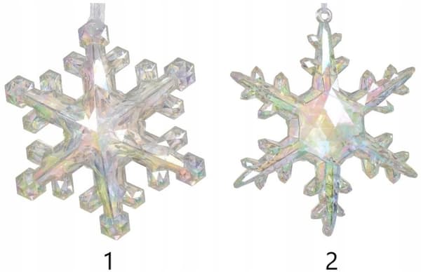 Julgranshänge snöflinga 15cm jul