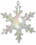 Miniatyrbild 1 av 4: Julgranshänge snöflinga 15cm jul