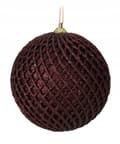 Pikkukuva 2 / 3: Joulukuusenpallo koristeltu, särkymätön, 8 cm, 1 kpl.