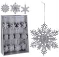 Miniatyrbild 2 av 3: Julhänge silver snöflinga 10 cm
