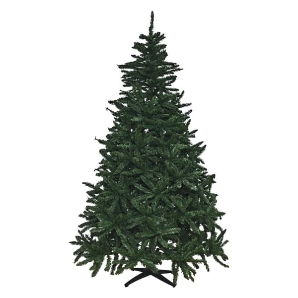 Kunstigt juletræ - med foldesystem - 240 cm - holdbart - grøn