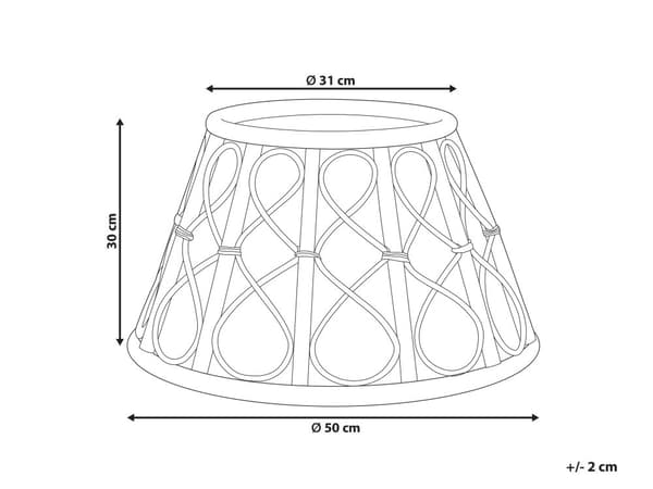 Juletræs Skjuler Natur Rattan ø 50 cm Håndlavet Juletræsfod Skjuler Pynt Juletræskurv i Flet Juletræskrave Tilbehør Under Juletræsfodsskjuler