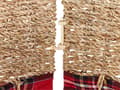 Pikkukuva 8 / 8: Kuusenjalan suojus luonnonväri meriruoho käsintehty pyöreä ⌀ 50 cm boho joulu