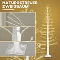 Miniatyrbild 5 av 10: Rootz Artificiellt ljusträd - LED-träd - Dekorativt träd - Naturtrogen bark - Varmvita lysdioder - Flexibla grenar - Inomhus utomhus - 180cm x 26cm x