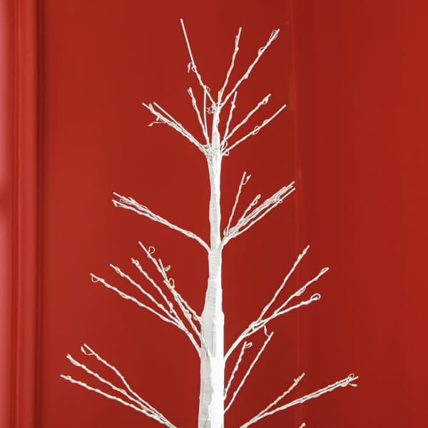Rootz Artificiellt ljusträd - LED-träd - Dekorativt träd - Naturtrogen bark - Varmvita lysdioder - Flexibla grenar - Inomhus utomhus - 180cm x 26cm x