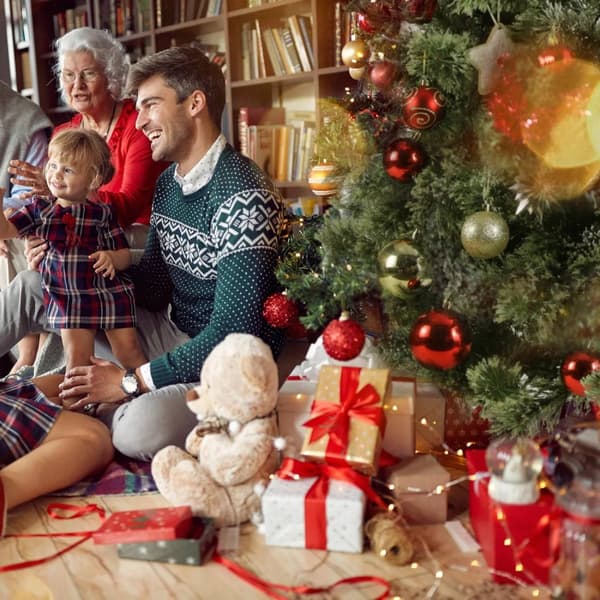 Tekok Christmas-puu, realistiset oksat, integroitu LED-valaistus,180 cm valojen kanssa