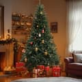 Miniatyrbillede 7 af 7: Vikingchoice 220cm Sikker, Vedligeholdelsesfri Kunstig Juletræ - Ideel til Familier