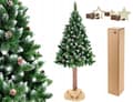 Miniatyrbillede 2 af 9: Vikingchoice 220cm Miljøvenlig Kunstig Juletræ med Realistisk Træstamme
