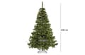Miniatyrbillede 6 af 6: Vikingchoice 240cm Realistisk Kunstig Juletræ med 128 PVC-Grene