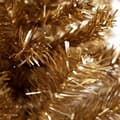 Miniatyrbillede 3 af 3: Kunstigt guld juletræ, dekorativt juletræ med jute, 60 cm