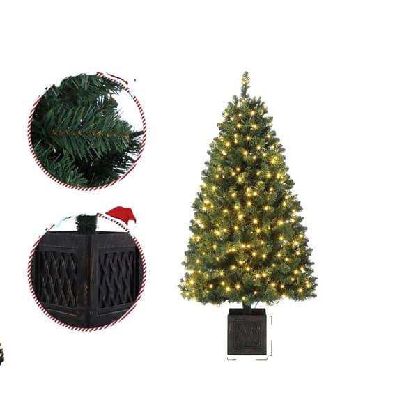 Tekok Christmas-puu, 300 LED-valoa, 410 oksaa,145 cm