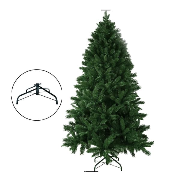 Kunstig Juletræ, Nem Montering, Robust Metalbund,KHY07-1599T 7FT, Valgfri
