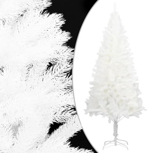 Plastgran verklighetstrogna barr vit 120 cm