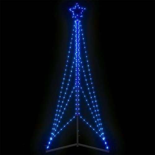 LED julgran 483 LEDs blå 240 cm