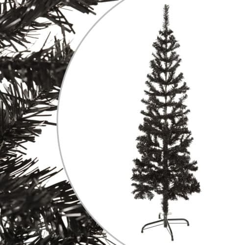 Julgran smal svart 150 cm