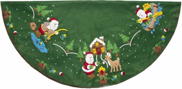 Julgransfot - Pläd företag Julgransmatta - 86954E - Filtkjol