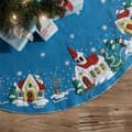 Miniatyrbild 4 av 4: Pläd - 89076E - Julgranskjol i filt, bomull, julby, en storlek