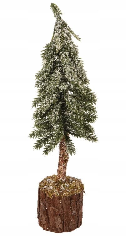 Joulukuusi lumiefektillä 26cm Mini joulukuusi rungolla