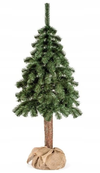 Kunstigt juletræ på stamme 150 cm Grøn Jul