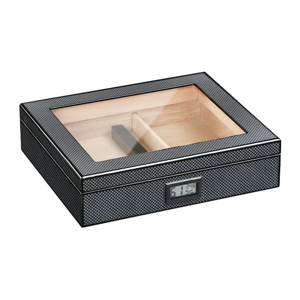 Cedar Wood Resehumidor, Hygrometer Luftfuktare, Cigarrfodral, Stil 4