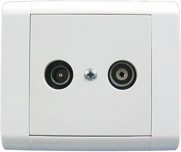 Rev ritter - 00872104 - Novaclip Antennuttag Vit