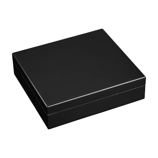Cedertræ Rejse Humidor, Hygrometer Luftfugter, Cigar Etui, Stil 1