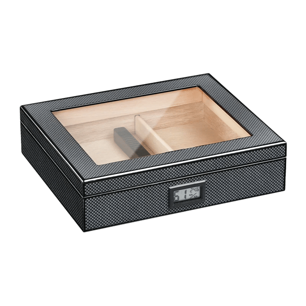 Cedar Wood Resehumidor, Hygrometer Luftfuktare, Cigarrfodral, Stil 6