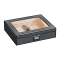 Miniatyrbild 2 av 2: Cedar Wood Resehumidor, Hygrometer Luftfuktare, Cigarrfodral, Stil 6