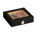 Miniatyrbillede 1 af 2: Cedertræ Rejse Humidor, Hygrometer Luftfugter, Cigar Etui, Stil 4