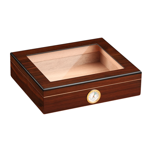Cedar Wood Resehumidor, Hygrometer Luftfuktare, Cigarrfodral, Stil 5