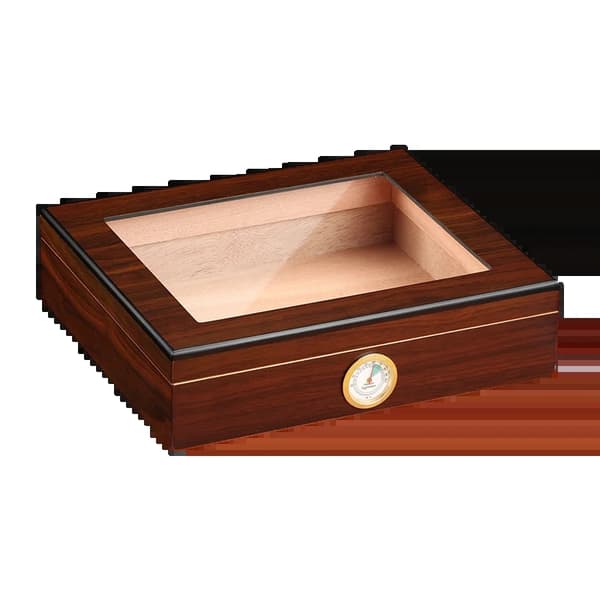 Cedar Wood Resehumidor, Hygrometer Luftfuktare, Cigarrfodral, Stil 5