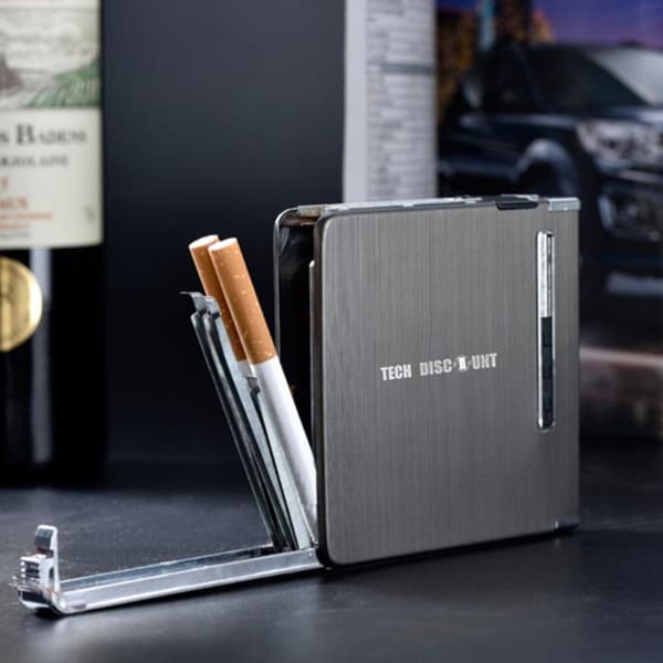 TD® cigarettförvaringsväska rymmer 20 cigaretthållare Automatisk utmatning