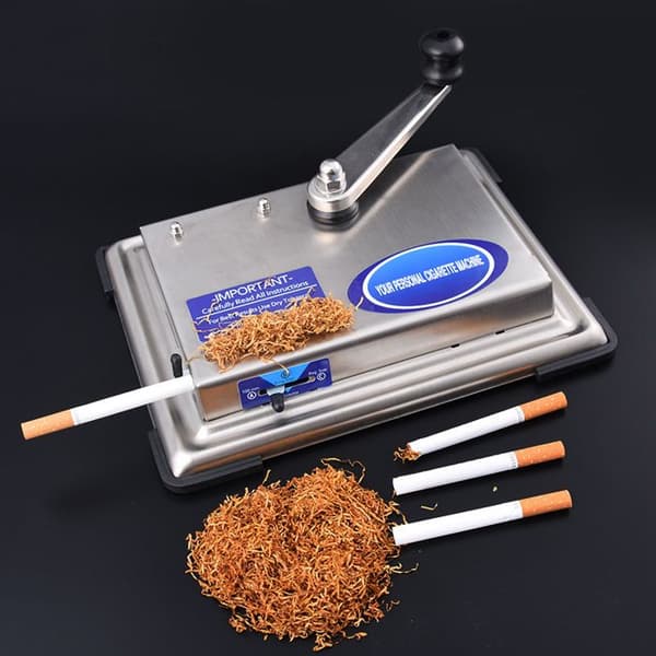 TD® automatisk vev cigarettfyllare metall manuellt rullande tomt rör 8 mm push-pull cigarettmaskin