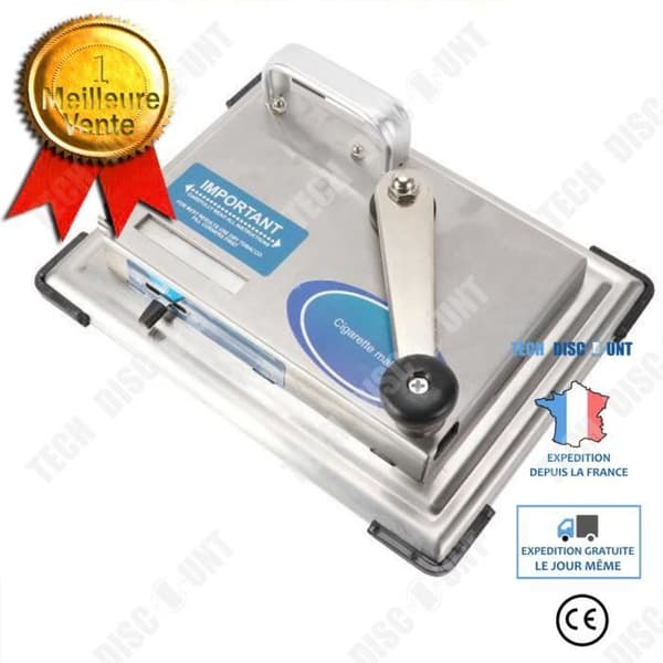TD® automatisk vev cigarettfyllare metall manuellt rullande tomt rör 8 mm push-pull cigarettmaskin