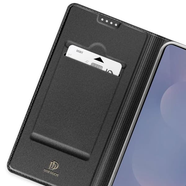 Etui för Samsung Galaxy S25 Edge Klarglas Videostöd Dux Ducis Svart