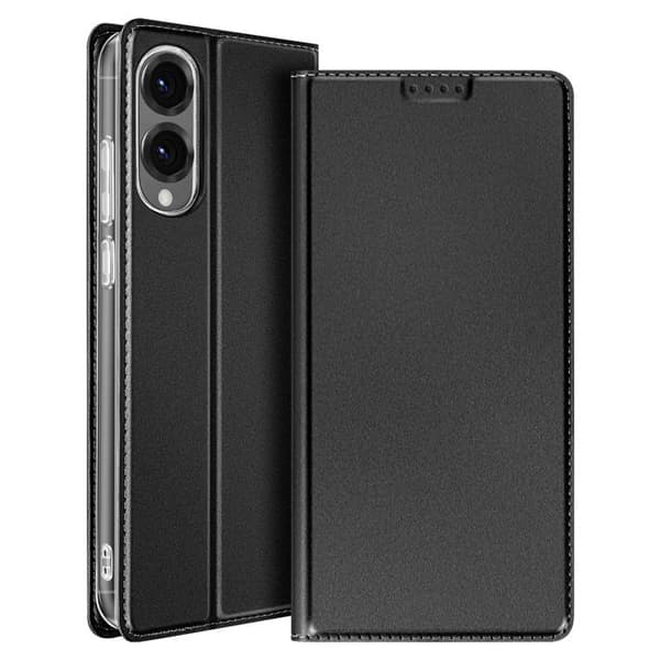 Etui för Samsung Galaxy S25 Edge Klarglas Videostöd Dux Ducis Svart