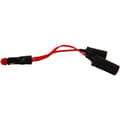 Pikkukuva 1 / 2: Tupakansytytinpistoke 12/24V - HTC EQUIPEMENT - 10A yleispistorasialla ja 20 cm punaisella johdolla