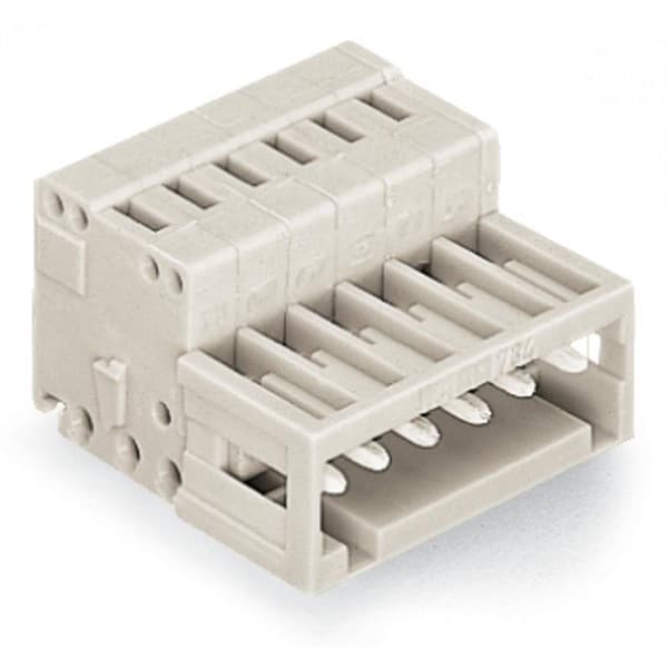 WAGO Stiftlist (standard) 2140 Totalt antal poler 4 Rastermått: 3.50 mm 734-304 100 st